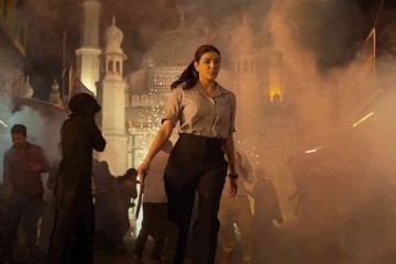 ‘Rage of Satyabhama’ from Satyabhama is an intense theme song