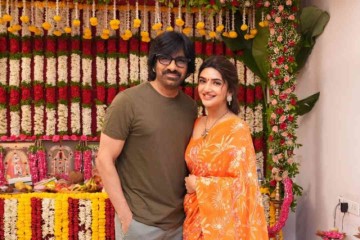 Ravi Teja-Sreeleela starrer RT75 launched with puja ceremony
