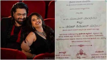 ತರುಣ್ ಸುಧೀರ್-ಸೋನಾಲ್ ಮದುವೆ ಆಮಂತ್ರಣ ಪತ್ರಿಕೆ ಹೇಗಿದೆ ನೋಡಿದ್ದೀರಾ?