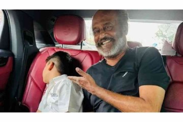 Rajinikanth Dropping His Unwilling Grandson At School Will Melt Your Heart; See His Classmates' Reaction