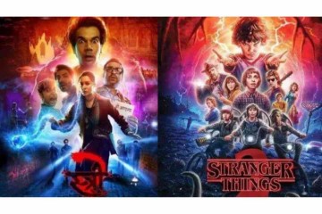 Is Rajkummar Rao's Stree 2 Poster Copied? Fans Spot Uncanny Resemblance With Stranger Things 2 Poster