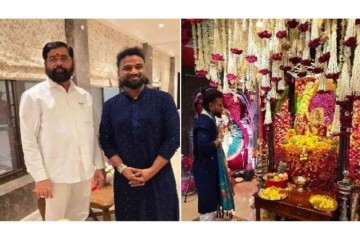 Rockstar DSP Visits Maharashtra CM Eknath Shinde's Residence To Seek Blessings Of Lord Ganesh