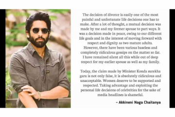 Naga Chaitanya Responds To Konda Sureka’s 'Divorce' Comments; Says, ‘Her Claims Are False And Ridiculous’