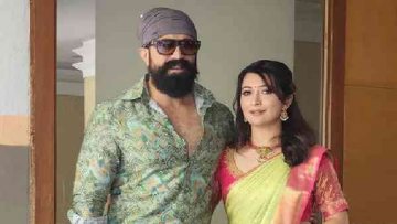 Power Couple Yash And Radhika Make Time For Family Moment And Fans Amidst Hectic Shooting Schedule In Mumbai