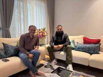 Pawan Kalyan met with People Media Factory MD TG Vishwa Prasad